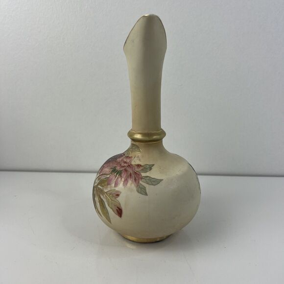 Vintage Petite Carafe Pitcher Florals Stamped ED Germany Austria - Picture 2 of 5